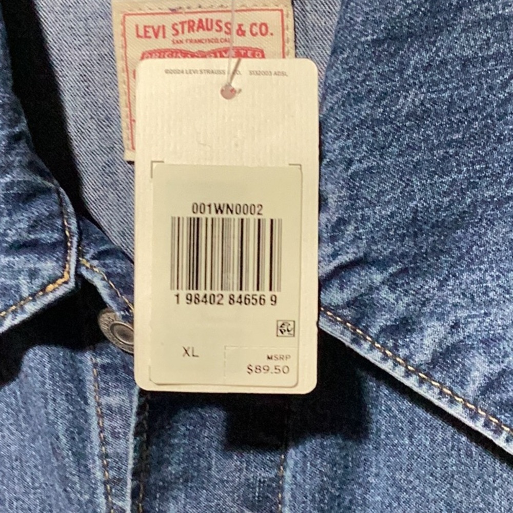 Levi’s Lightweight Denim Utility Jumpsuit - Size XL - Picture 4 of 14